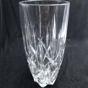 Vintage Gorham Lady Anne Crystal Vase 10.25 Inch Tall Blown Glass